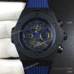 Swiss Replica Hublot Big Bang Unico King 45.5mm Black and Blue Watch